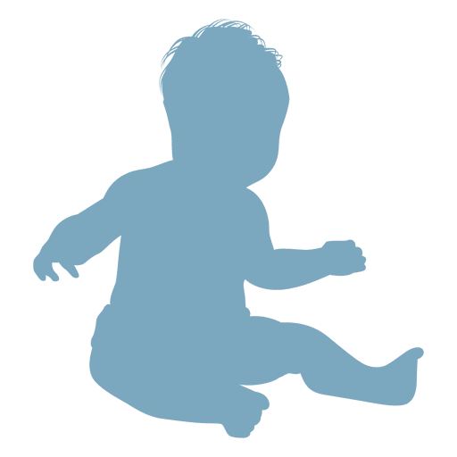 Download Baby sitting open arms silhouette - Transparent PNG & SVG vector file