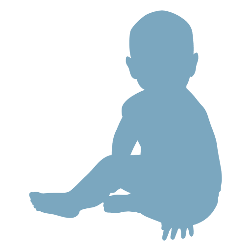 Baby sitting silhouette baby silhouette - Transparent PNG ...