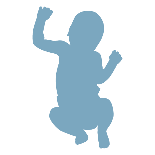 Baby schlafende Silhouette PNG-Design