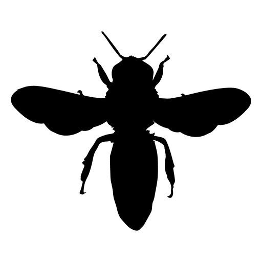 Silueta de abeja 01 Transparent PNG Silueta de abeja 01 Transparent PNG