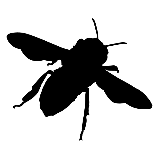 Silueta de abeja 03 Transparent PNG Silueta de abeja 03 Transparent PNG