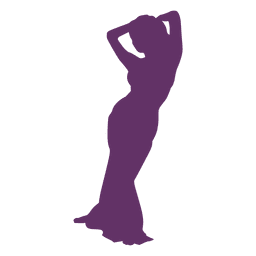 Bauchtänzerin Silhouette PNG-Design
