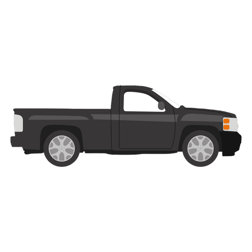Black pickup illustration