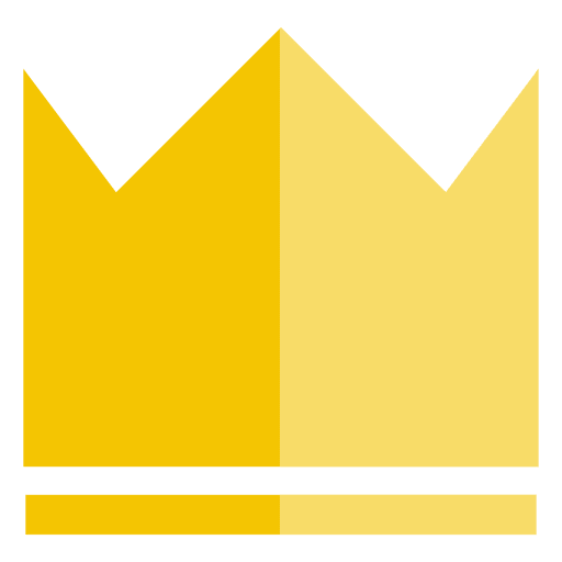 Icono de corona afilada Diseño PNG