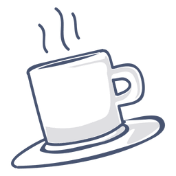 Ilustración de taza Diseño PNG