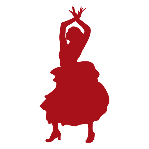 Flamenco bailarina pose silueta Transparent PNG Flamenco bailarina pose silueta Transparent PNG