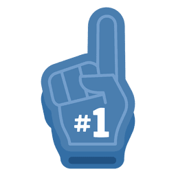 Schaumfingersymbol PNG-Design