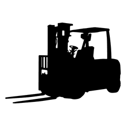Silhueta empilhadeira Desenho PNG