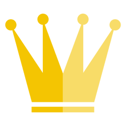 Vierpunkt-Kronensymbol PNG-Design
