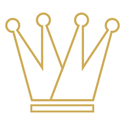 Vier-Punkt-Kronenhub PNG-Design