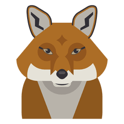 Ilustración de Fox Diseño PNG
