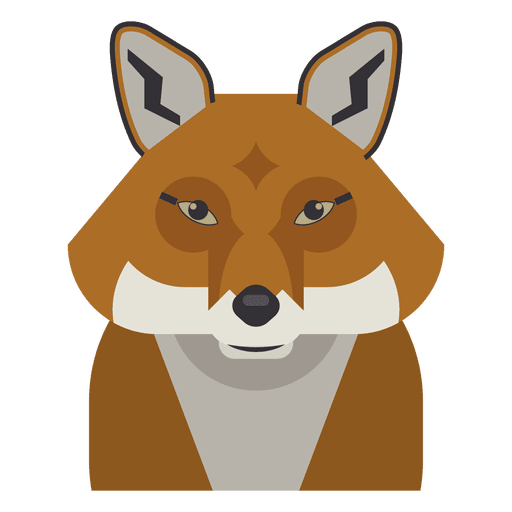 Fox illustration PNG Design
