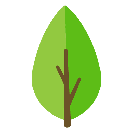 Grüne Blattillustration PNG-Design