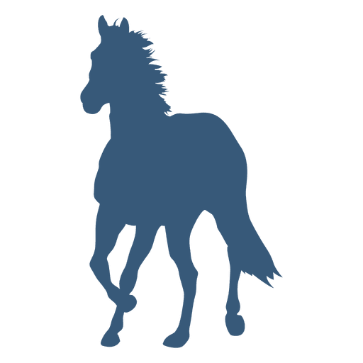 Horse pose silhouette PNG Design