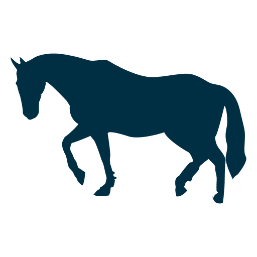 Silhueta de cavalo andando Desenho PNG