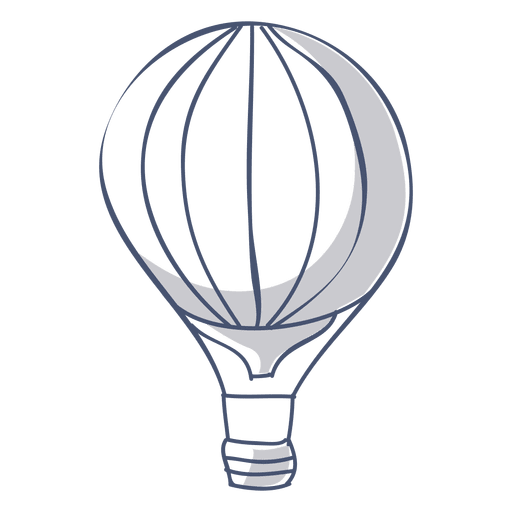 Hot Air Balloon Symbol PNG Design