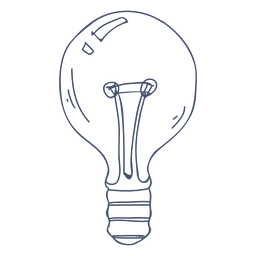 Light bulb illustration PNG Design