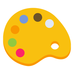 Ilustración de tablero de pintura Diseño PNG