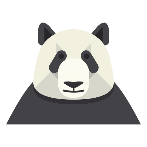 Panda illustration PNG Design
