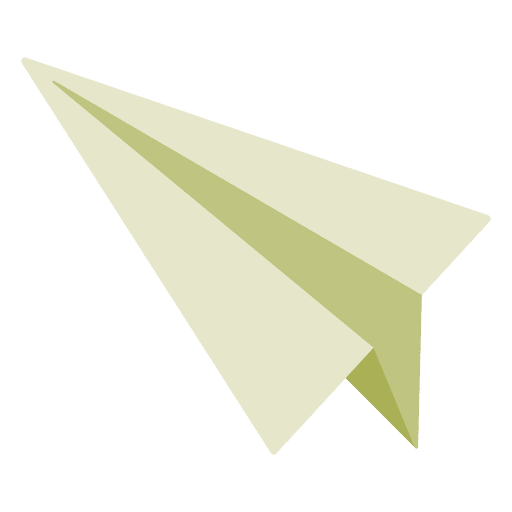 Papel de ilustración de avión de papel Diseño PNG