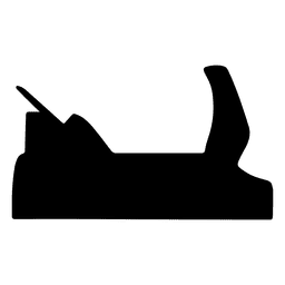 Silueta de herramienta de avión Diseño PNG