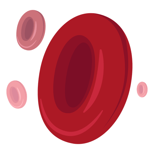 Red blood cells illustration PNG Design