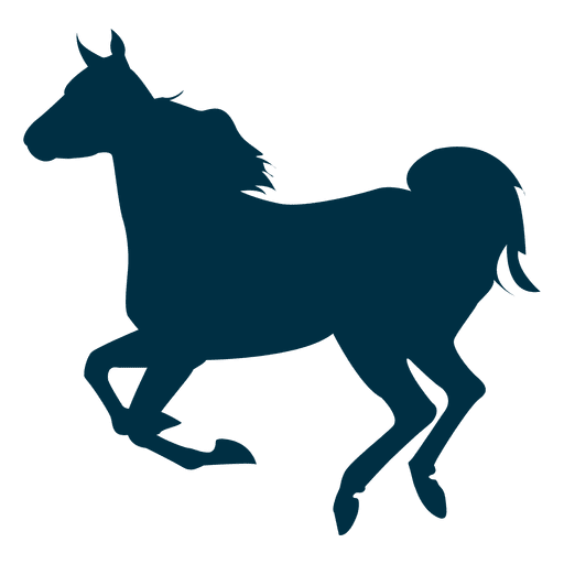 Design PNG E SVG De Elemento De Silhueta De Cavalo Rápido Para Camisetas