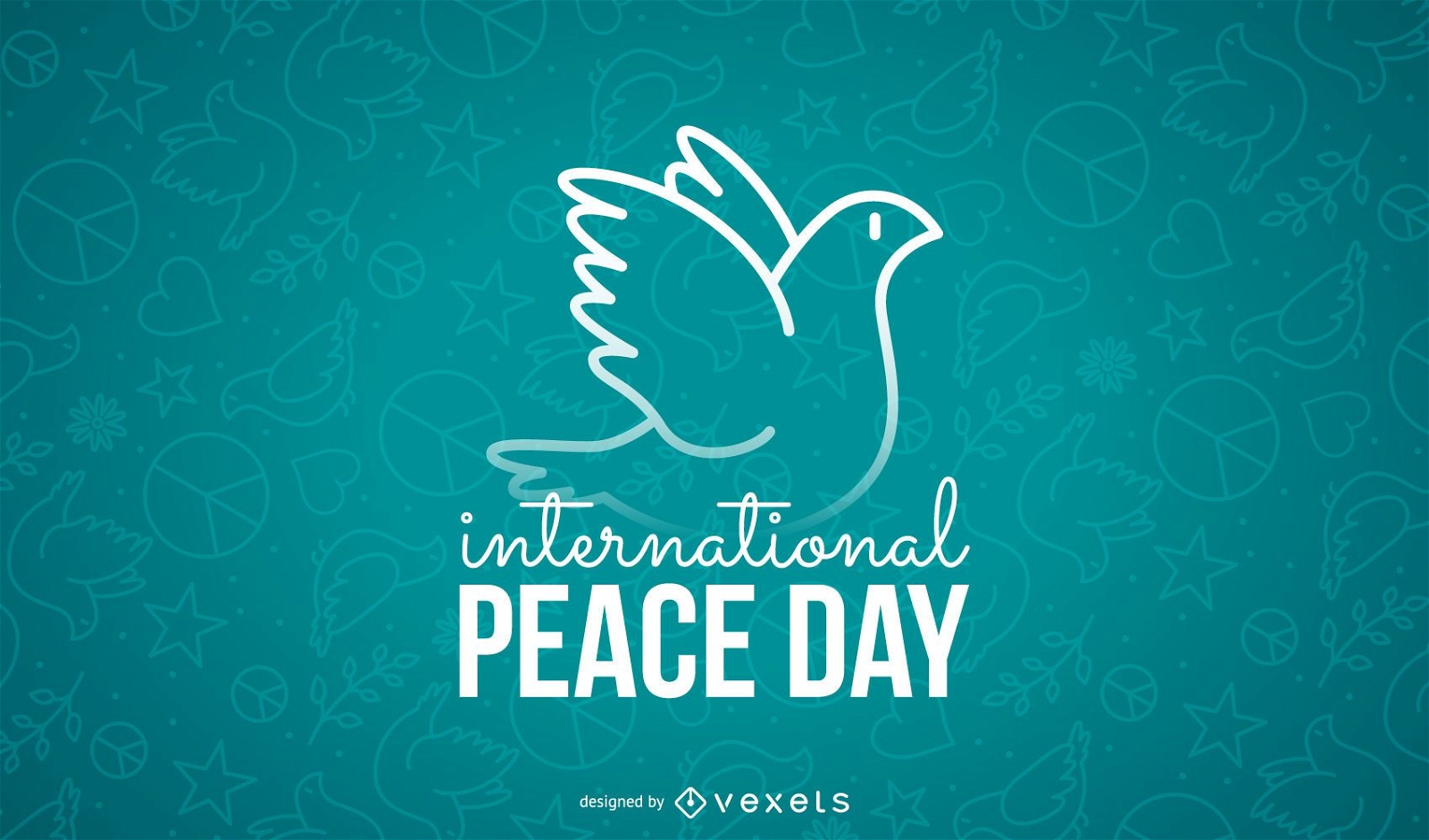 Projeto de pomba do Dia Internacional da Paz