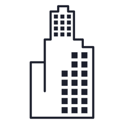 Wolkenkratzer-Bauhub PNG-Design
