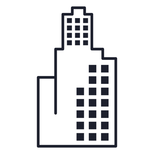 Wolkenkratzer-Bauhub PNG-Design