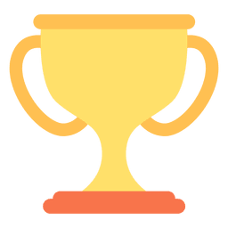 Sport cup icon PNG Design