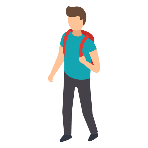 Download Student backpack illustration - Transparent PNG & SVG vector file