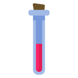 Ilustración de tubo de ensayo Diseño PNG