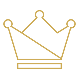 Download Three point crown thick icon - Transparent PNG & SVG ...
