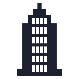 Diseño PNG Y SVG De Silueta De Edificio De Torre Para Camisetas