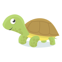 Ilustração do bebê tartaruga