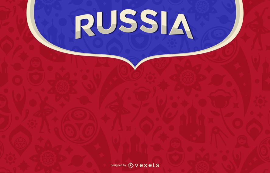 Russia 2018 background design Russia 2018 background design