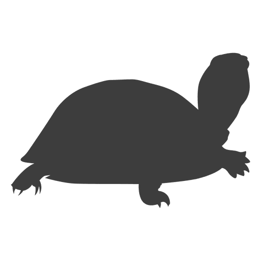 Schildkröten-Silhouette Schildkröten-Silhouette PNG-Design