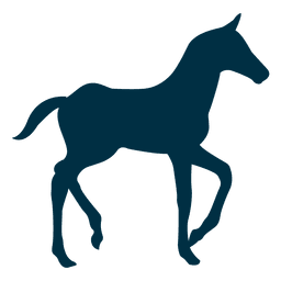 Walking horse silhouette PNG Design