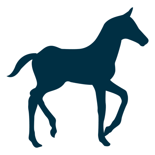 Gehendes Pferdeschattenbild PNG-Design