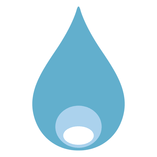 Wassertropfenkreis-Blickillustration PNG-Design