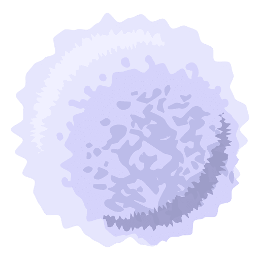 White blood cell illustration PNG Design