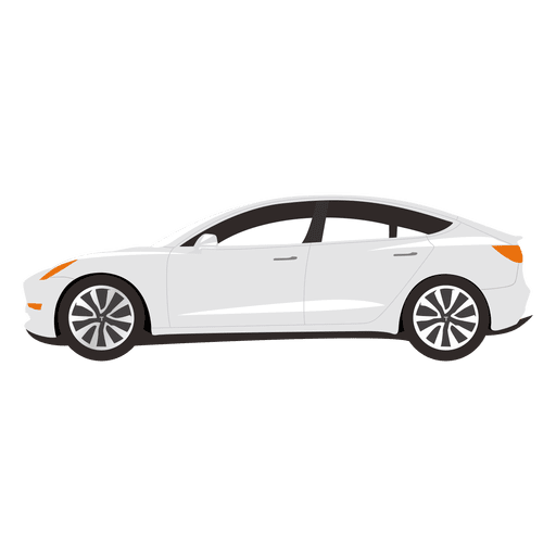 Ilustração do sedan branco Desenho PNG