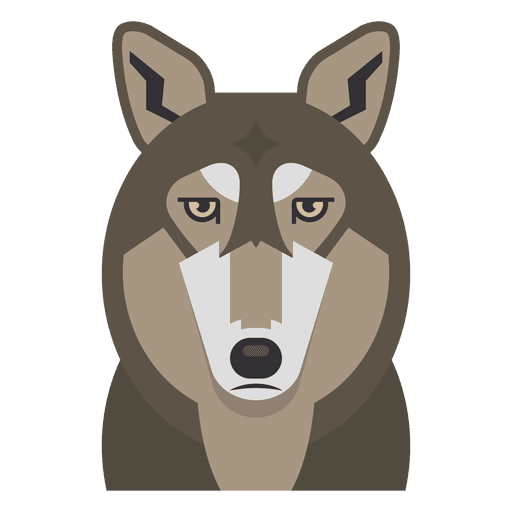 Ilustra??o de lobo Desenho PNG