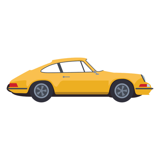 Ilustração de carro amarelo Desenho PNG