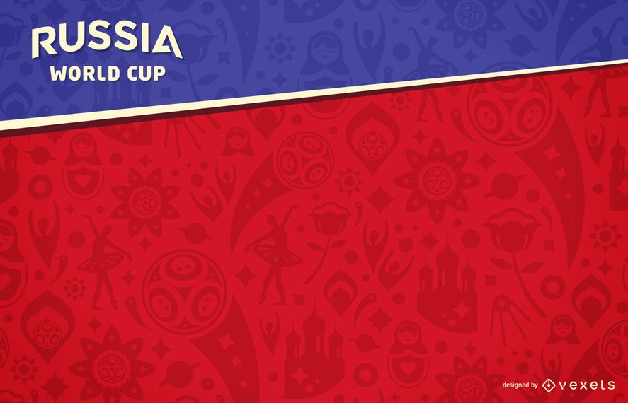 Fundo Da Copa Do Mundo Da Rússia De 2018 Baixar Vector 3033