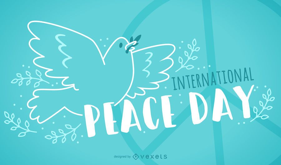 Friendly International Peace Day Design - Vector Download