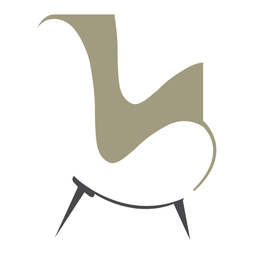 Icono de muebles de silla Diseño PNG