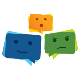 Logotipo de emoticon engraçado Desenho PNG