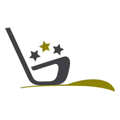 Logotipo de esportes de golfe